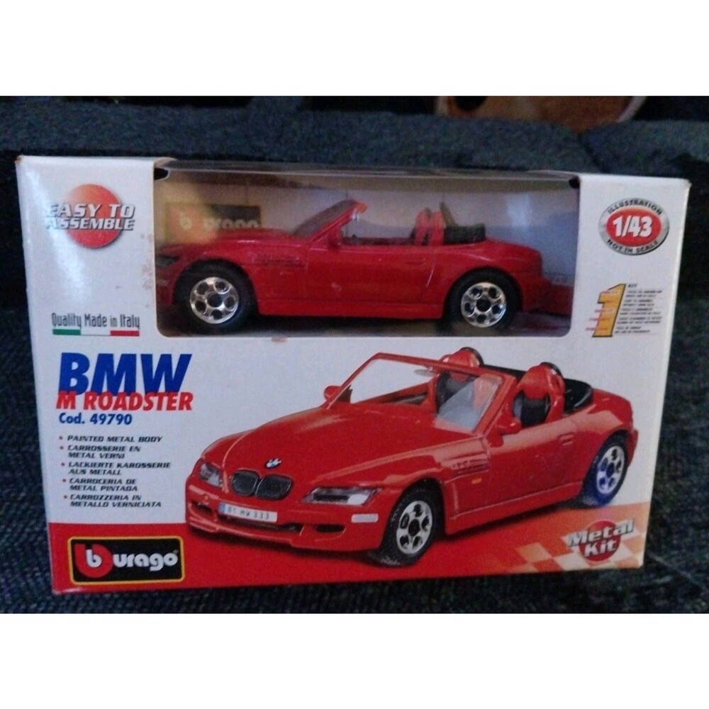 BMW M Roadster Diecast Car 1:43 Scale Metal Model Toy New (59 / 80 characters)